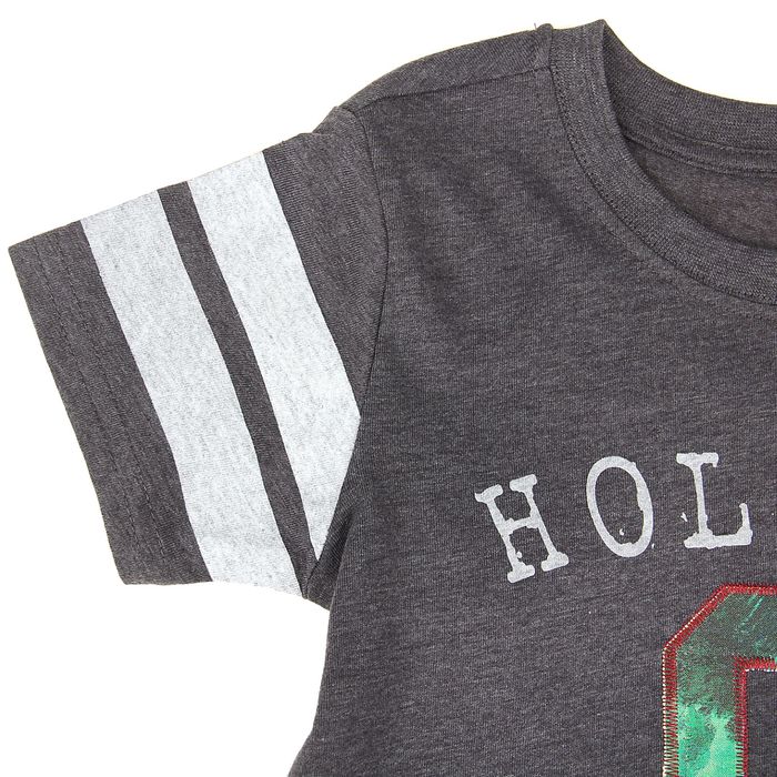 Футболка детская для мальчиков Omega-1, рост 146 см, цвет тёмно-серый (арт. 20110110012)