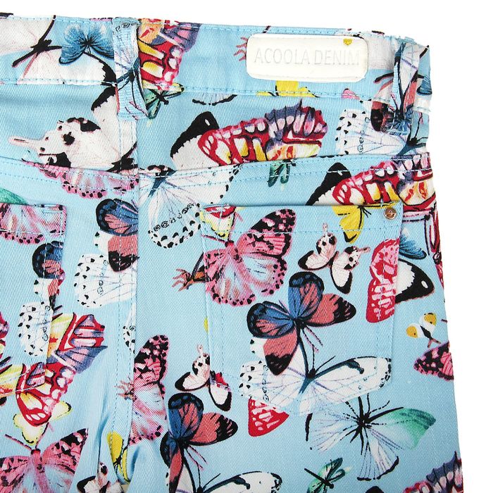 Брюки детские для девочек Megan, рост 158 см, цвет голубой (арт. 20210160022)