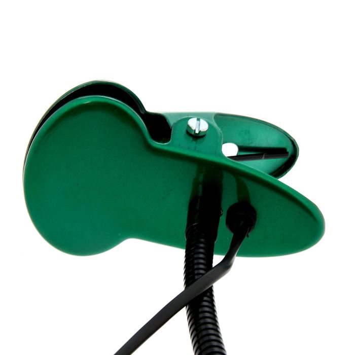 Светильник на прищепке "Поль", зелёный перламутр