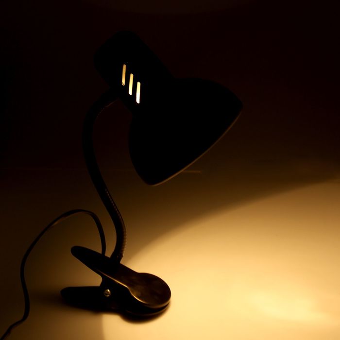 Светильник на прищепке "Поль", чёрный