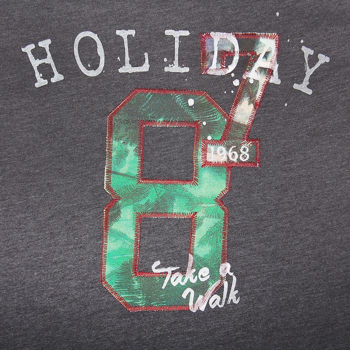 Футболка детская для мальчиков Omega-1, рост 134 см, цвет тёмно-серый (арт. 20110110012)