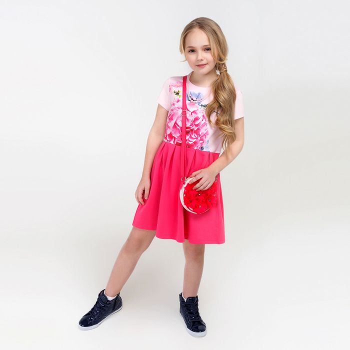 Платье детское для девочек Begonia, рост 164 см, цвет розовый (арт. 20210200041)