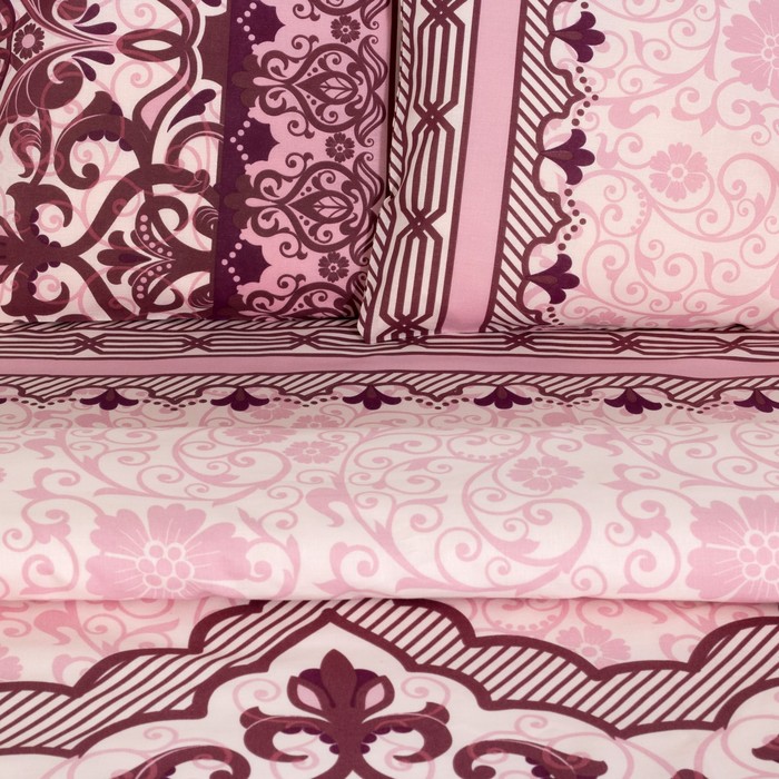 Постельное бельё "Этель" Ажурная ночь 1,5 сп., размер 143х215 см, 150х214 см, 70х70 см - 2 шт., 100% хлопок, поплин, 125 г/м2