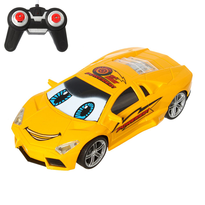 Машина радиоуправляемая &quot;Весёлый гонщик&quot;, цвета МИКС