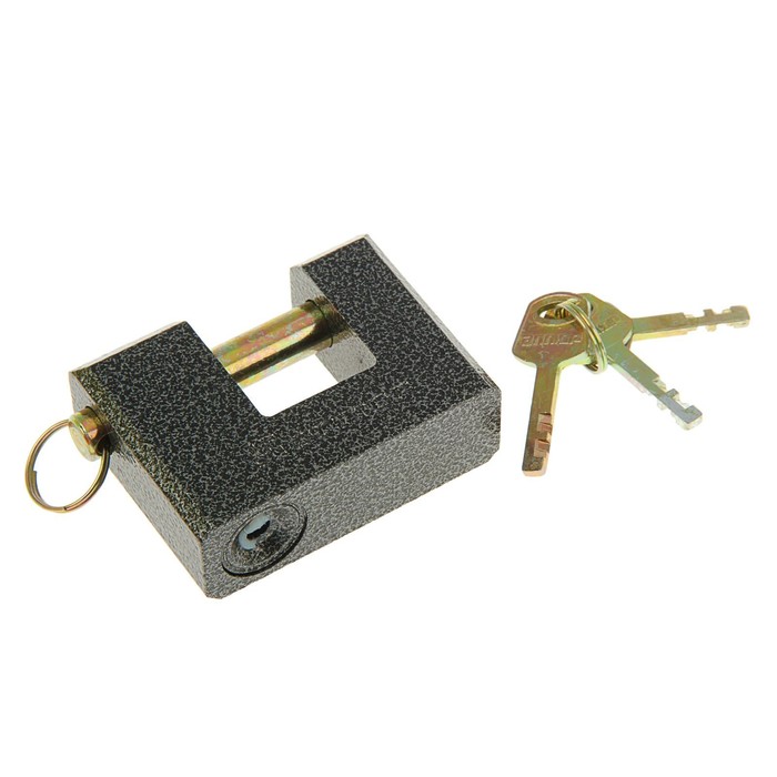 Замок навесной "АЛЛЮР" ВС2-3-01С, прямая дужка d=12 мм, цвет антик