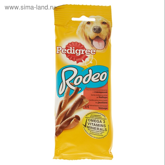 

Лакомство Pedigree Rodeo для собак, 70 г