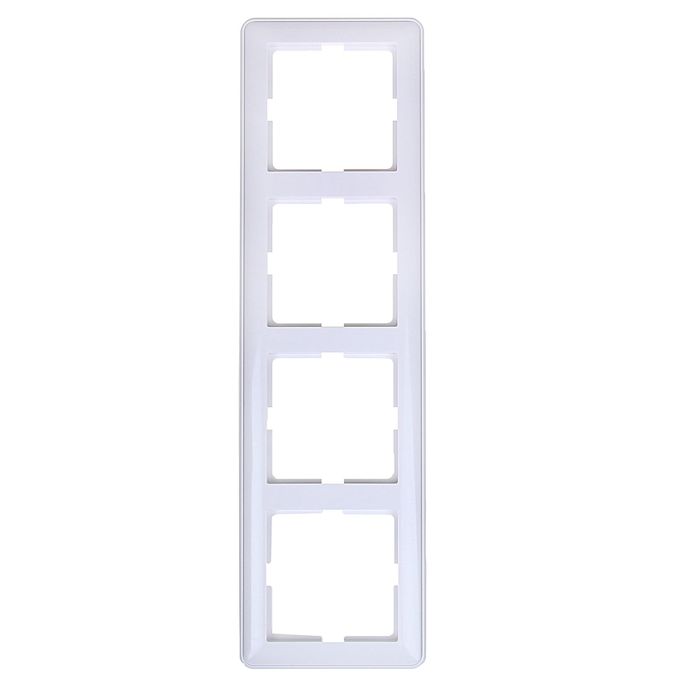 Рамка "W59" SchE KD-4-18, четырехместная, белая