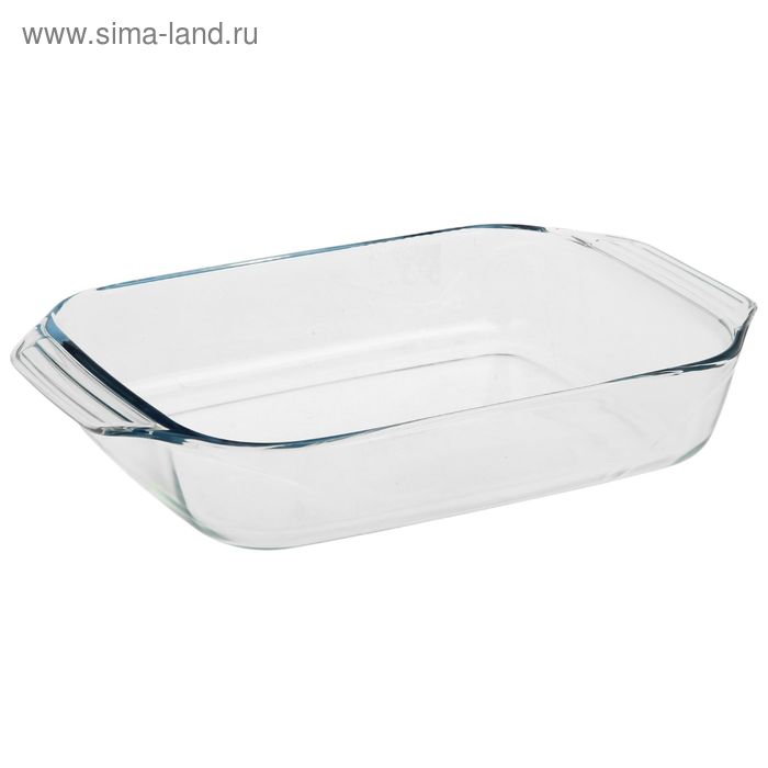 форма прямоугольная для запекания и выпечки из жаропрочного стекла cook Форма из жаропрочного стекла для запекания и выпечки Optimum, 39×25 см, прямоугольная