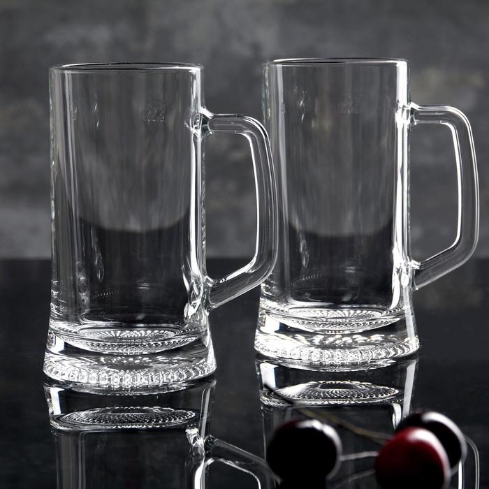 Набор стеклянных кружек для пива Luminarc «Дрезден», 330 мл, 2 шт набор пивных кружек 0 5л осз люминарк дрезден