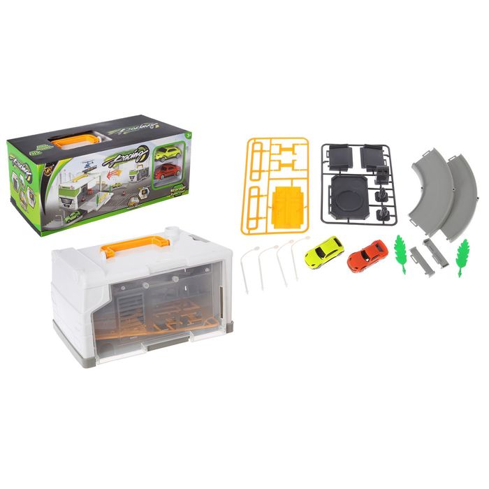 Гараж-трансформер "Пит-стоп", МИКС