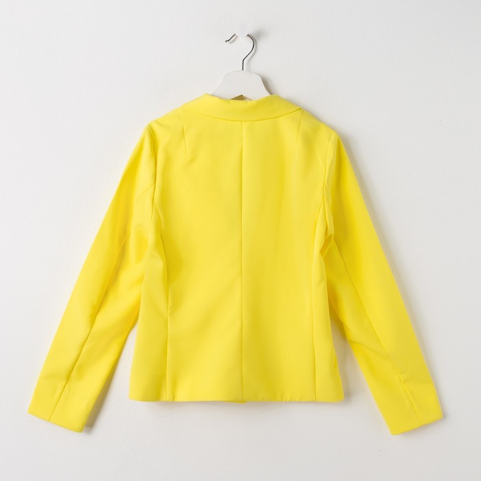 Жакет для девочки, цвет жёлтый, рост 158 см (80) (арт. 16В1-ЖАД149-20)