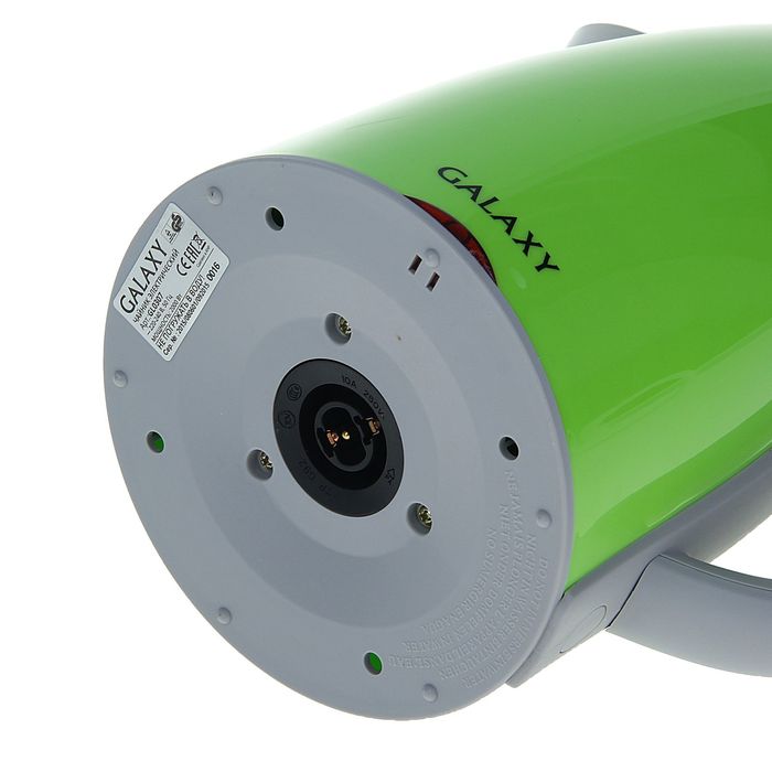 Чайник электрический Galaxy GL 0307, 1.7 л, 2000 Вт, зеленый