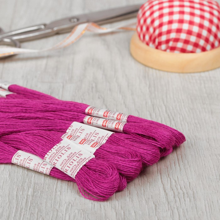 Мулине, №528, 20±1м, цвет лиловый