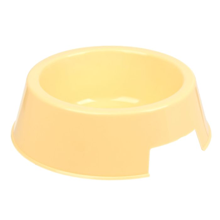 Миска "Для любимца", 0,4 л, перламутровая, бежевая