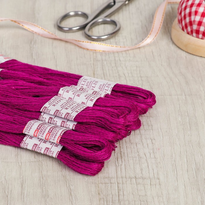 Мулине №529, 20±1м, цвет лиловый