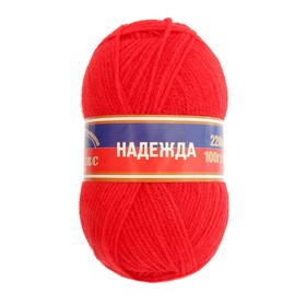 

Пряжа "Надежда" 30% шерсть, 70% акрил 220м/100гр (046 красный)