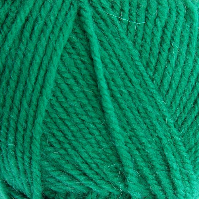 Пряжа "Надежда" 30% шерсть, 70% акрил 220м/100гр (109 зел.ярк.)