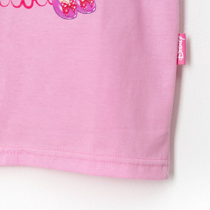 Футболка для девочек "Подружки", Минни Маус, рост 122-128 (34) см, 7-8 лет, 100% хлопок