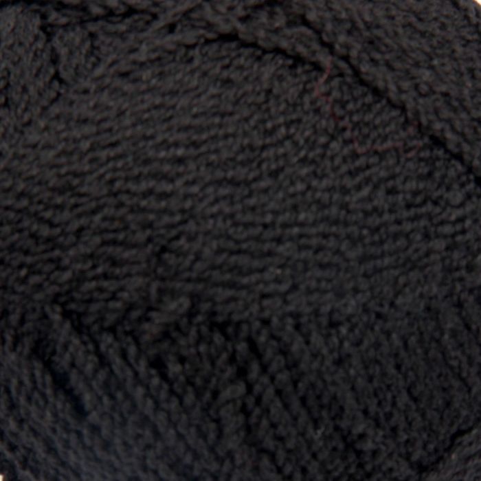 Пряжа "Хлопок стрейч" 98% хлопок, 2% лайкра 160м/50гр (003 черный)