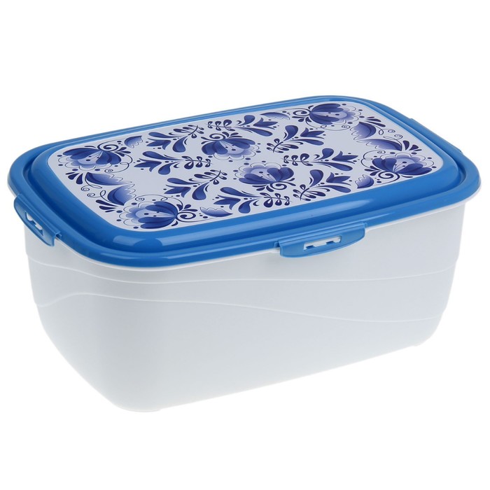 Контейнер пищевой 4,8 л Click&Lock, цвет МИКС