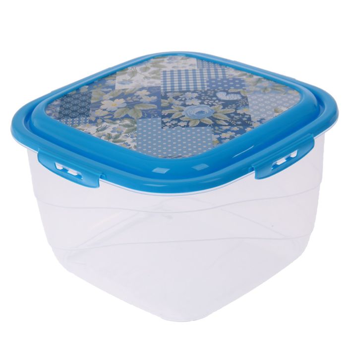 Контейнер пищевой 3 л Click&Lock, цвет МИКС