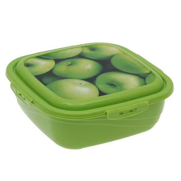 Контейнер пищевой 1,55 л с герметичной крышкой Click&Lock, цвет МИКС