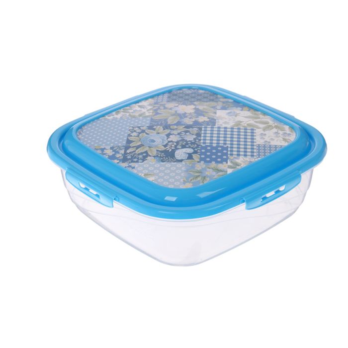 Контейнер пищевой 1,55 л с герметичной крышкой Click&Lock, цвет МИКС