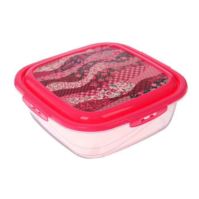 Контейнер пищевой 1,55 л с герметичной крышкой Click&Lock, цвет МИКС