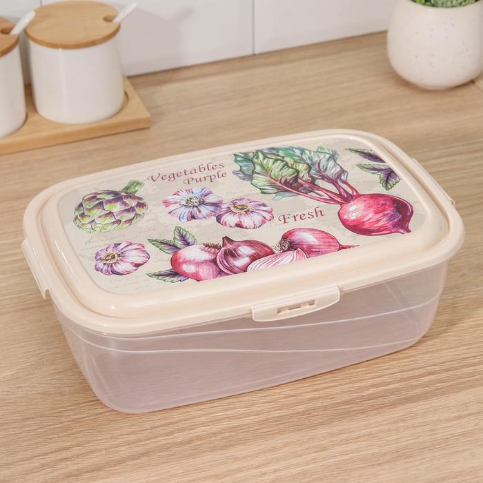 Контейнер пищевой 3,6 л Click&Lock, цвет МИКС