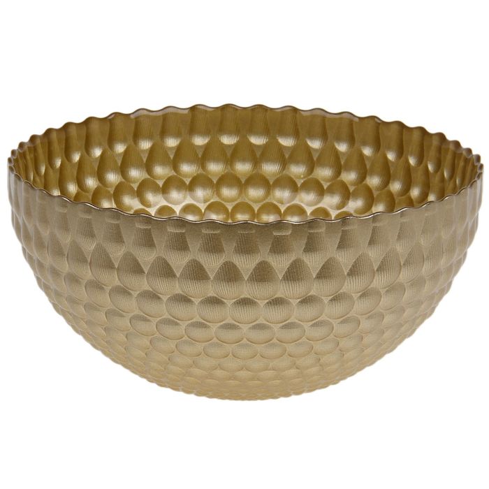 Салатник 21 см "Роса", 1.5 л; цвет золотистый металлик