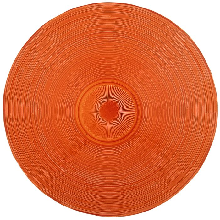 Салатник 1,8 л "Риски", 30 см, цвет оранжевый