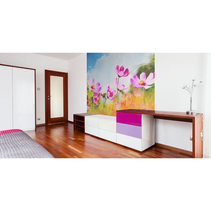 Фотообои "Цветочное поле", 0,9х2,7 м