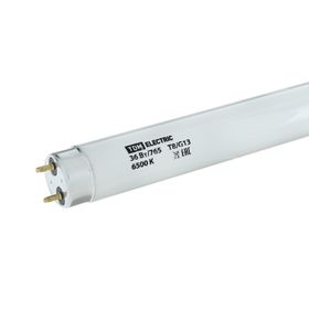 

Лампа люминесцентная линейная TDM, G13, 36 Вт, 6500 К, 1213х26 мм, двухцокольная