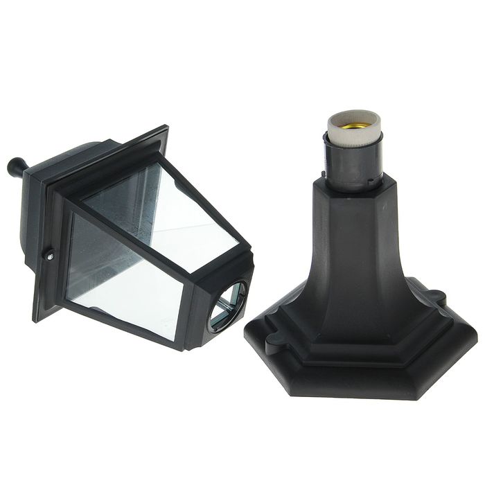 Светильник TDM, садово-парковый, четырёхгранник, стойка, чёрный, SQ0330-0705