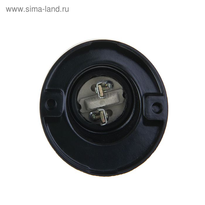 

Патрон TDM, E27, наклонный, настенный, карболитовый, чёрный