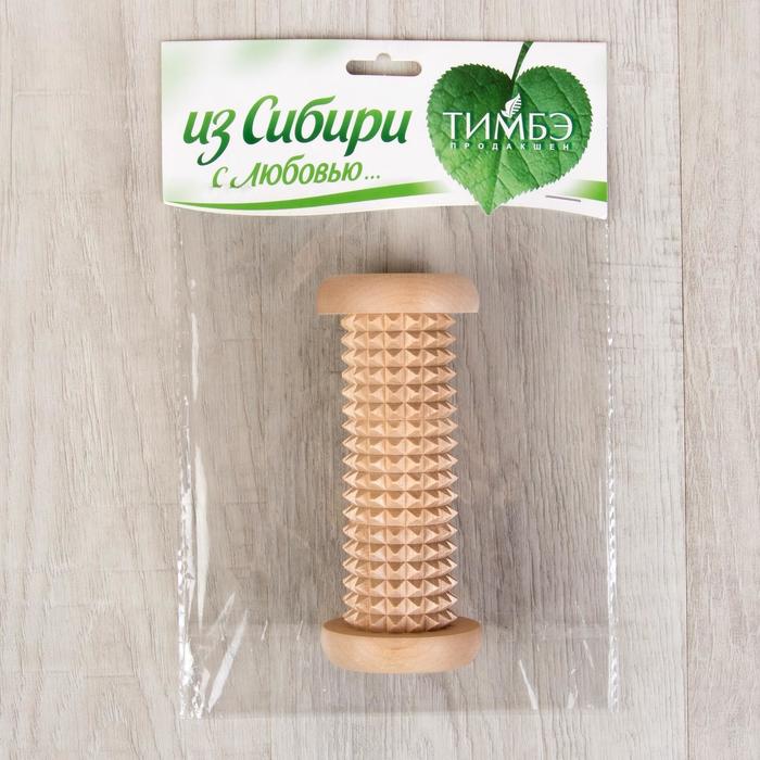 Массажёр для ног "Валик", с шипами, малый