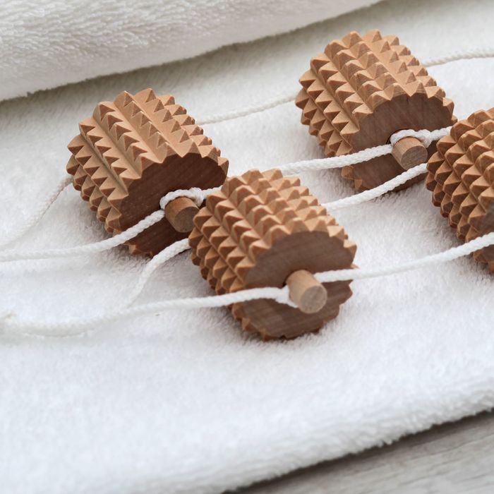 Массажер-лента, универсальный, зебчатый, 5 звеньев