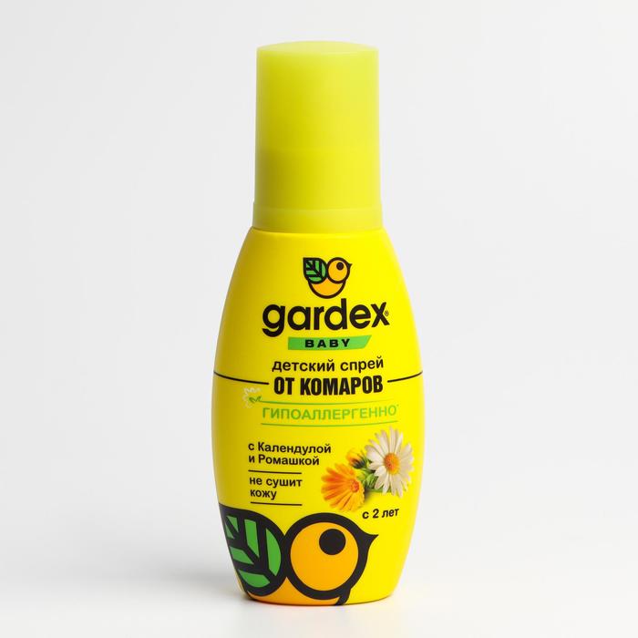 Спрей репеллентный от комаров "Gardex Baby", детский, с календулой и ромашкой, 100 мл