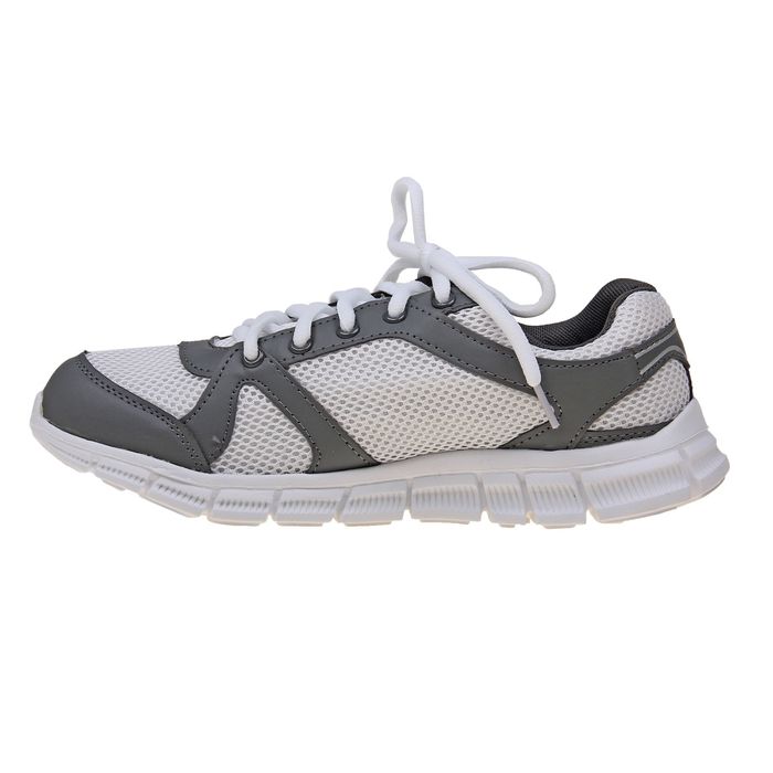 Кроссовки женские, цвет белый/серый, размер 36 (арт. LSW 0026-2-6)