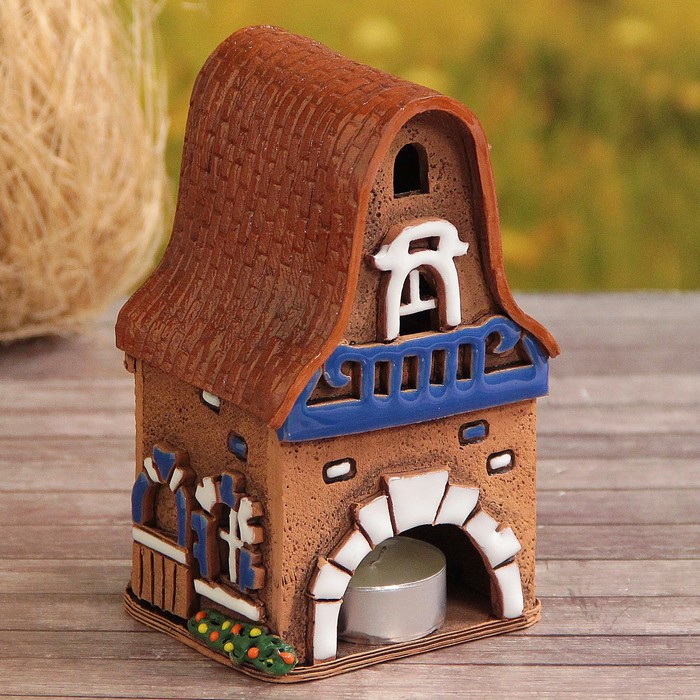 Аромалампа Домик «Фунтя», ручная работа микс