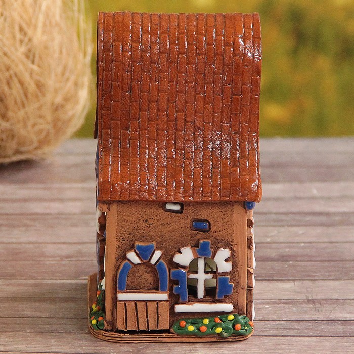 Аромалампа Домик «Фунтя», ручная работа микс