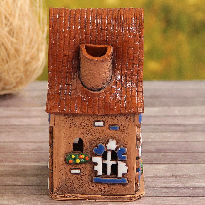 Аромалампа Домик «Фунтя», ручная работа микс