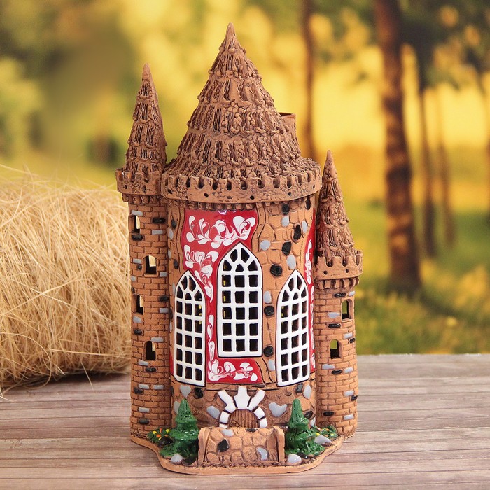 Аромалампа Домик «Юлия», ручная работа микс