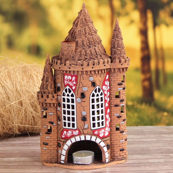 Аромалампа Домик «Юлия», ручная работа микс