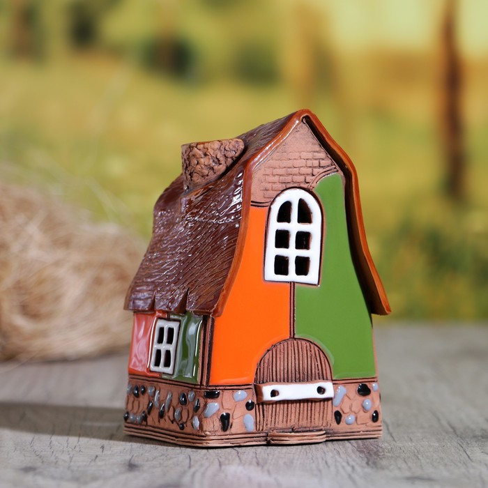 Аромалампа Домик «Забава», средняя, ручная работа