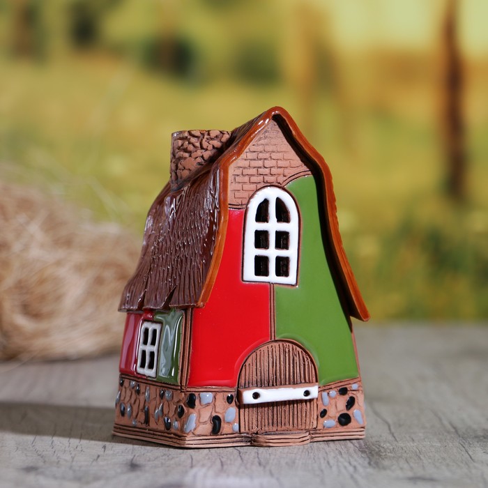 Аромалампа Домик «Забава», средняя, ручная работа