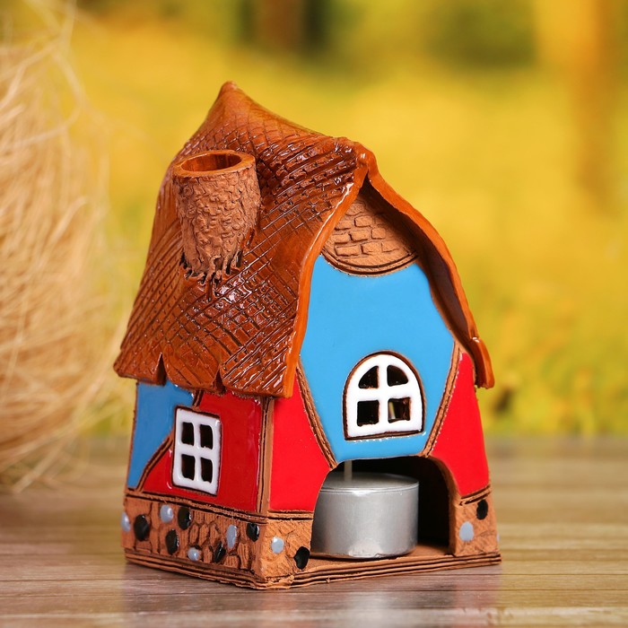 Аромалампа Домик «Забава», средняя, ручная работа