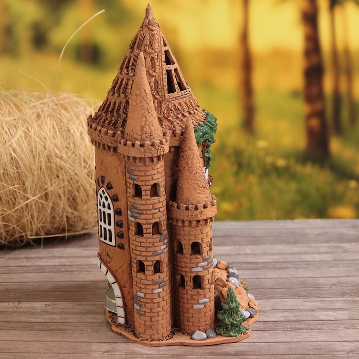 Аромалампа Домик «Мостик с пристройкой», ручная работа