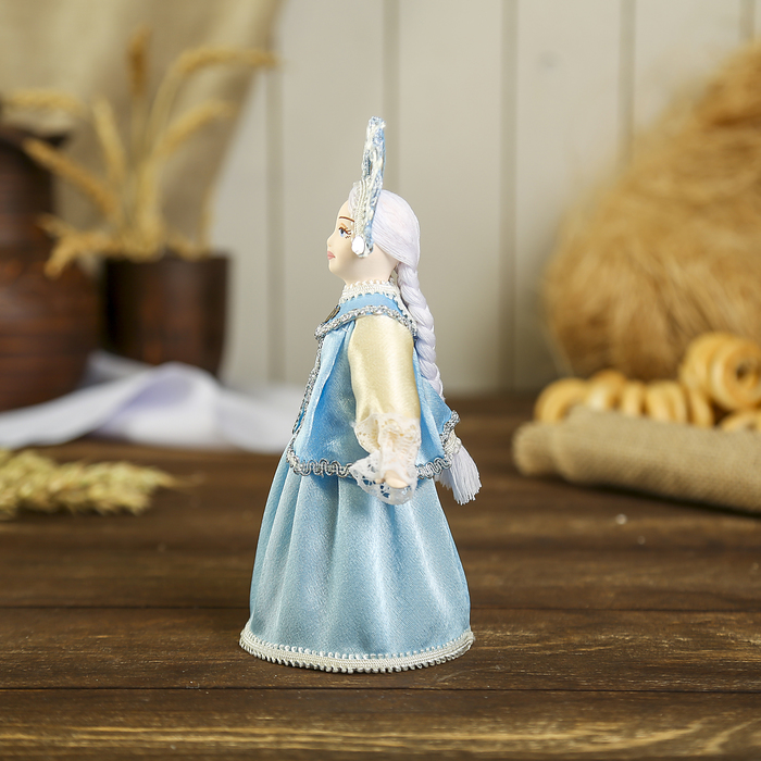 Сувенирная кукла "Оксана" в праздничный костюме 18 -19в. Центр. Россия