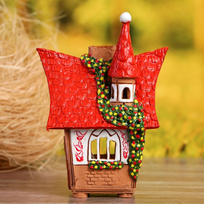 Аромалампа Домик «Альгис», ручная работа